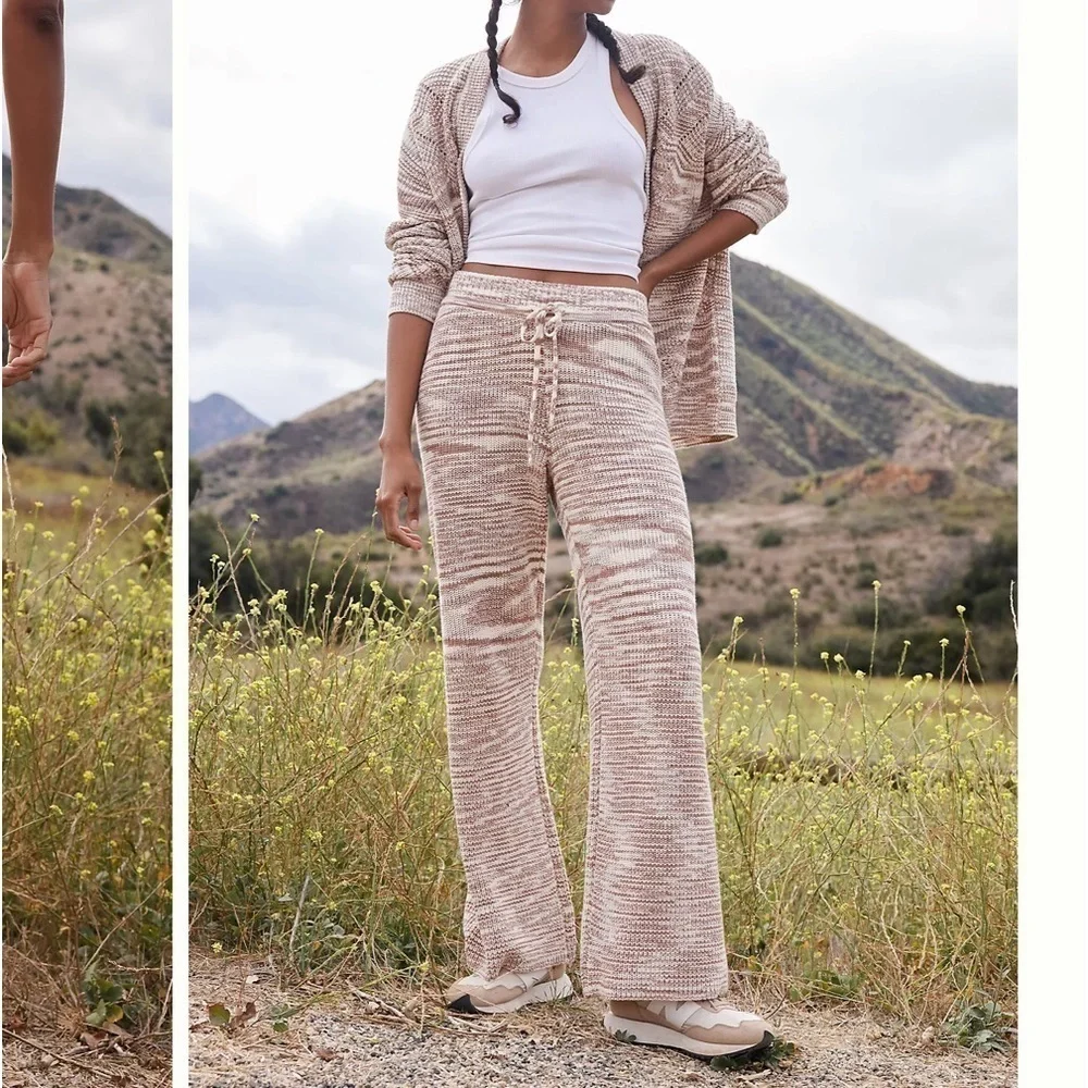 Spiritual Gangster Space Dye Jordana Wide Leg Pant